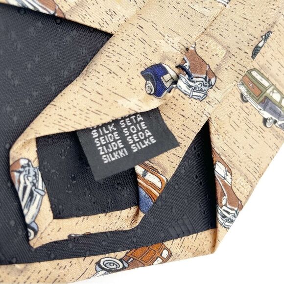 Vintage Tango Silk Americana Series Necktie American Woodies 1928-1961 Men’s Tie - Picture 11 of 13